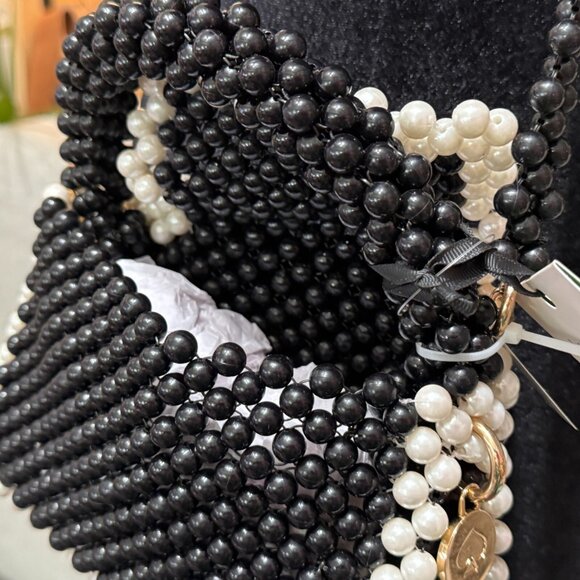 Colorblock Beaded Crossbody Bag - kate spade new york x Target, Black/White - Picture 9 of 16